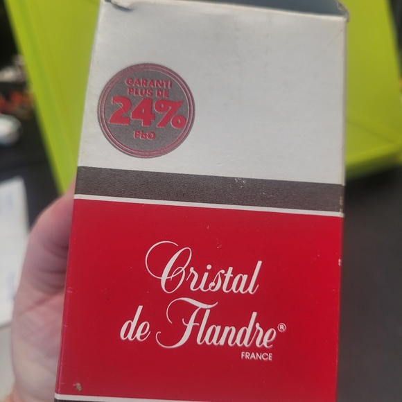 BRAND NEW Cristal De Flandre Crystal Cordial Glassware - Picture 4 of 8